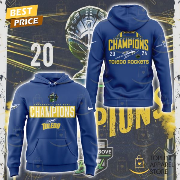 Toledo Rockets Football 2024-2025 Gameabove Sports Bowl Champions Hoodie