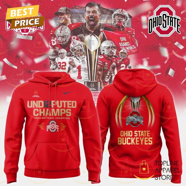 Und12puted Champs 2024-2025 National Champions Ohio State Buckeyes Hoodie