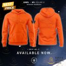 UNRL x Denver Broncos Crossover Hoodie - Orange