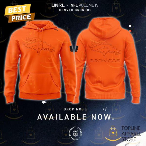 UNRL x Denver Broncos Crossover Hoodie - Orange