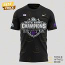 2024-2025 Rate Bow Champions Kansas State Wildcats Football 3D T-Shirt - Black