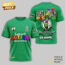 Boston Celtics x Suport Autism Awareness Go Green Go White 3D T-Shirt