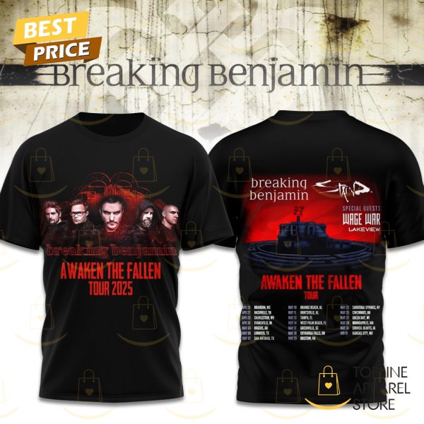 Breaking Benjamin Awaken The Fallen Tour 3D T-Shirt - Image 2