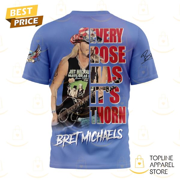 Bret Michaels Every Rose Has Its Thorn 3D T-Shirt - Image 4