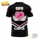 Detroit Lions 2025 Valentine Game Day 3D T-Shirt
