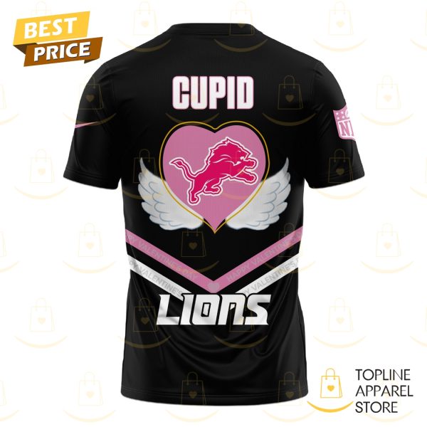 Detroit Lions 2025 Valentine Game Day 3D T-Shirt - Image 3