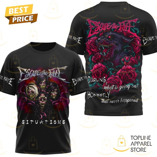 Escape The Fate Situations 3D T-Shirt - Image 2