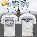 Fiesta Bowl Champions Penn State Nittany Lions 2024-2025 3D T-Shirt - White