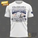 Fiesta Bowl Champions Penn State Nittany Lions 2024-2025 3D T-Shirt - White