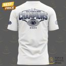 Fiesta Bowl Champions Penn State Nittany Lions 2024-2025 3D T-Shirt - White