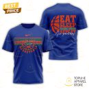 Florida Gators Basketball - Eat Sleep Florida Gators Repeat 3D T-Shirt