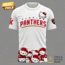 Florida Panthers x Hello Kitty Night 2025 3D T-Shirt