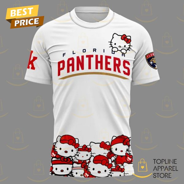 Florida Panthers x Hello Kitty Night 2025 3D T-Shirt - Image 2