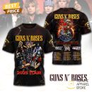 Guns N Roses 2025 Tour With Special Guests 3D T-Shirt