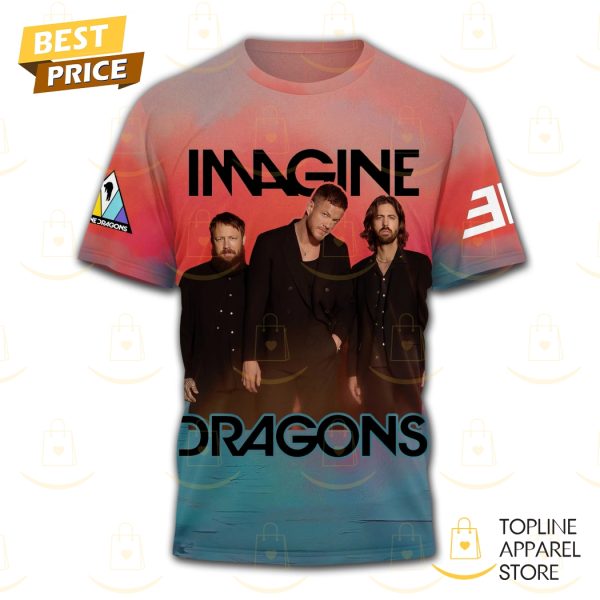 Imagine Dragons Loom World Tour 3D T-Shirt - Image 3