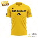 Iowa Hawkeyes 2025 Nothing Easy 3D T-Shirt - Gold