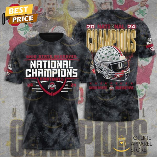 Ohio State Buckeyes National Champions Football 2024-2025 3D T-Shirt