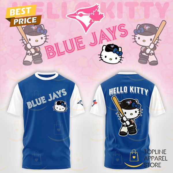 Toronto Blue Jays x Hello Kitty Version 2025 3D T-Shirt - Blue
