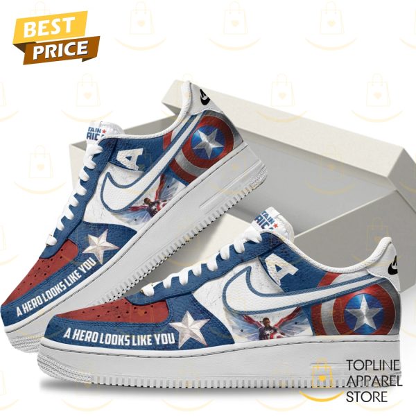 Captain America A Hero Looks Like You Air Force 1 - Image 3