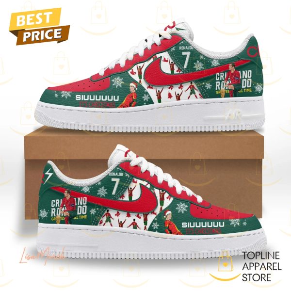 Cristiano Ronaldo Siuuuuu It Christmas Air Force 1 - Image 2