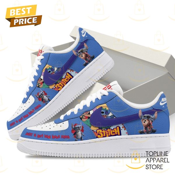 Just A Girl Who Love Stitch Air Force 1 - Image 3