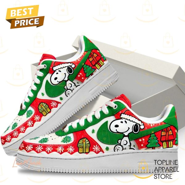 Snoopy Merry Christmas Air Force 1 - Image 3