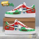 Team Stitch Merry Christmas Air Force 1