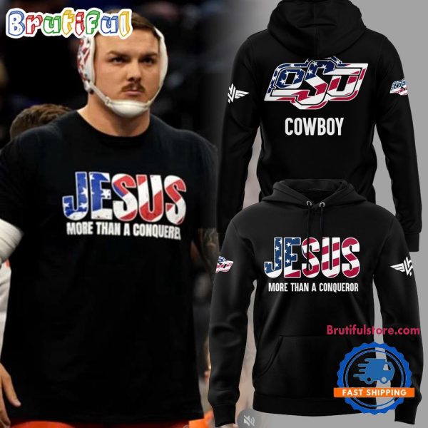 Oklahoma State Cowboys Wyatt Hendrickson JESUS 3D Print Hoodie