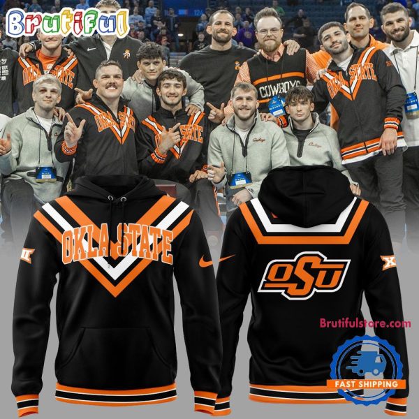 Oklahoma State Cowboys Wrestling Black Hoodie