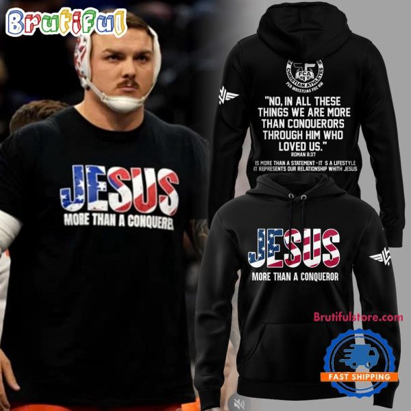 OSU Cowboy Wrestling Wyatt Hendrickson Jesus Hoodie