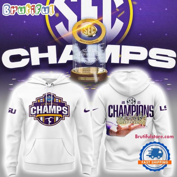 LSU Tigers 2025 SEC Women’s Gymnastics Champions Winner Hoodie