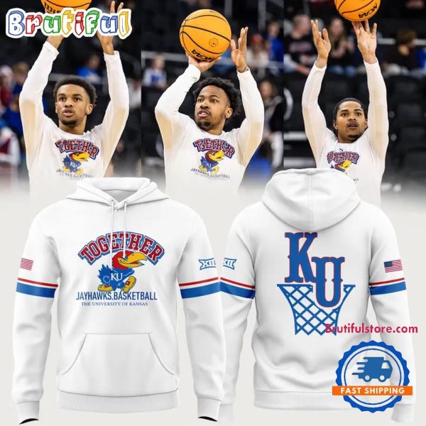 Kansas Jayhawks Men’s Basketball 2025 New Design Hoodie