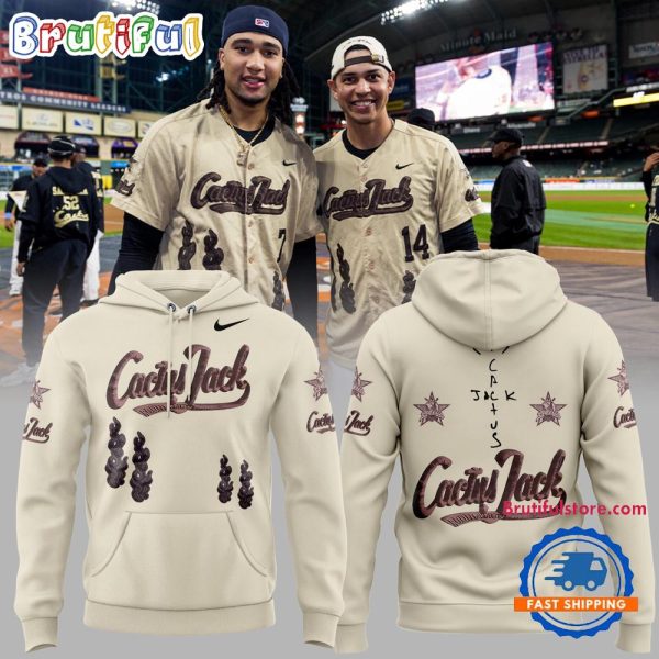 Houston Astros MLB 2025 Limited Cactus Jack HBCU Hoodie