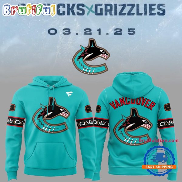NHL Vancouver Canucks x Grizzlies 2025 Hoodie