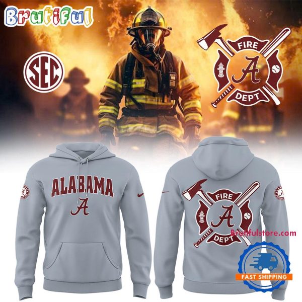 Alabama Crimson Tide Baseball x Firefighter Appreciation 2025 All Over Print Hoodie