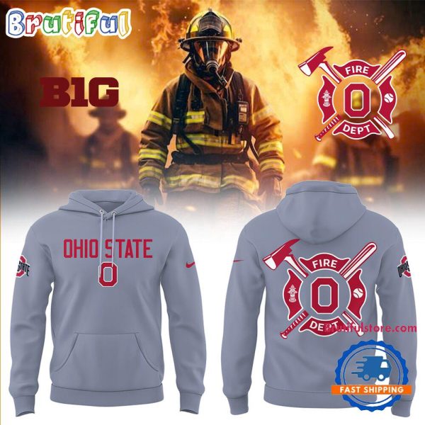 Ohio State Baseball x Firefighter Appreciation Night 3D Print Hoodie
