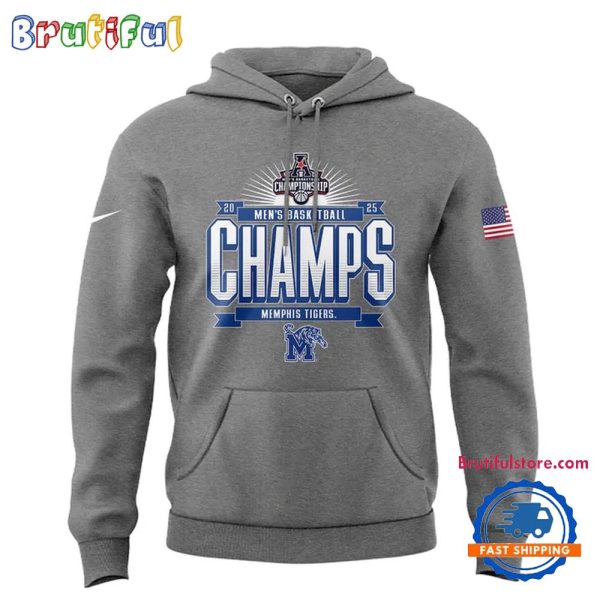 Memphis Tigers 2025 AAC Tournament CHAMPIONS Hoodie