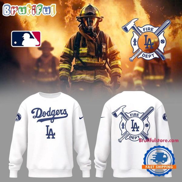 Los Angeles Dodgers x Firefighter Appreciation Night 3D All Over Print Sweatshirt