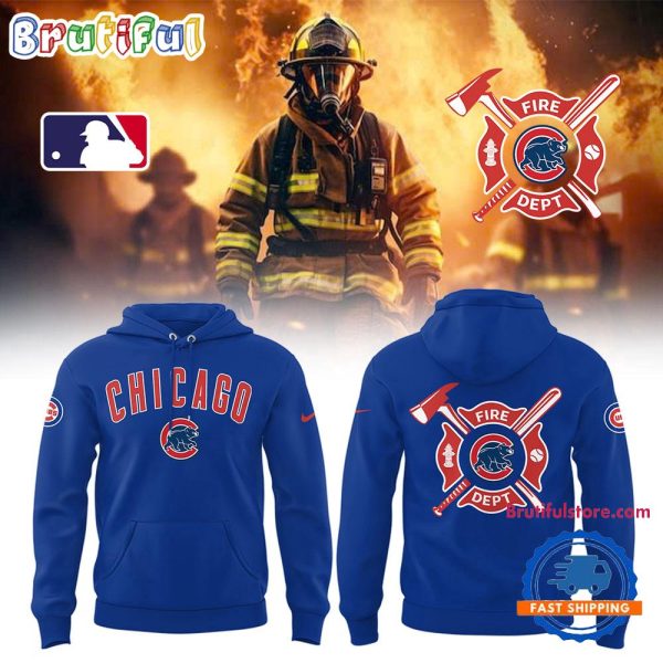 Chicago Cubs x Firefighter Appreciation Night 2025 Hoodie