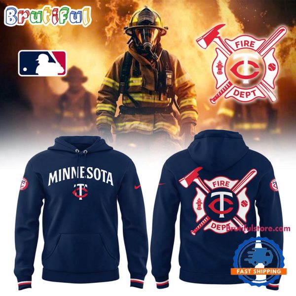 Minnesota Twins x Firefighter Appreciation Night 2025 Hoodie