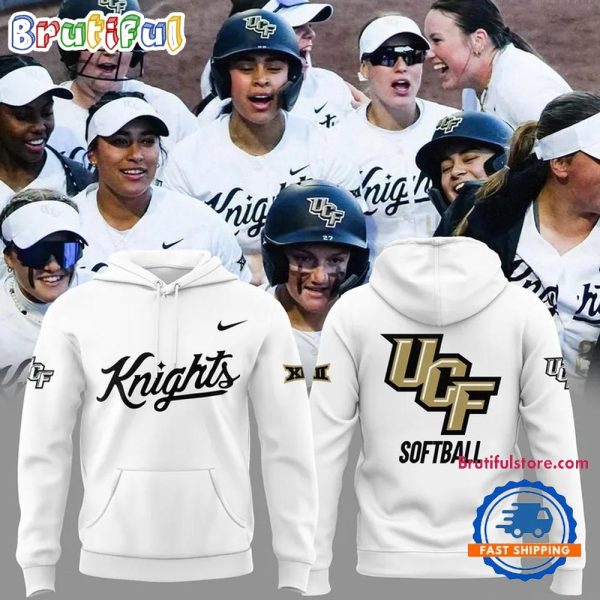UCF Knights Softball 2025 New Design White Hoodie