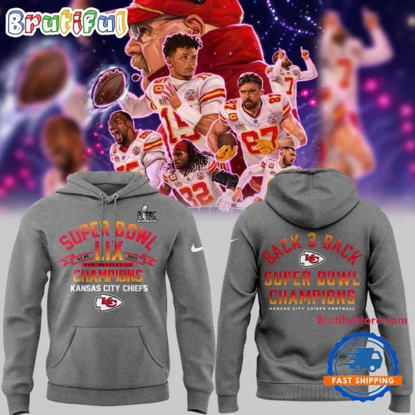 Kansas City Chiefs Super Bowl Champions Back 3 Back Special Edition Hoodie