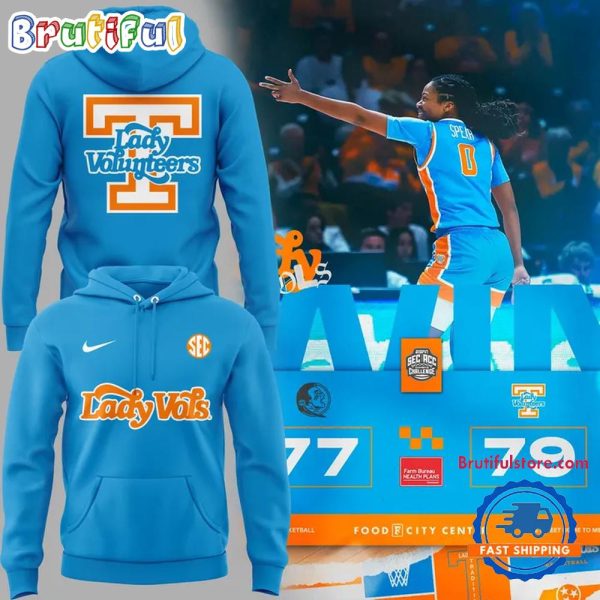 Tennessee Volunteers Women's Baskeball Special New Lady Vols 2025 Blue Hoodie