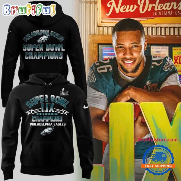 NFL Philadelphia Eagles Super Bowl LIX 2025 Champions Special Edition Hoodie