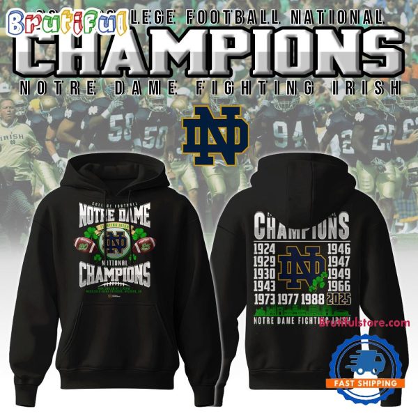 Notre Dame Football NCAA National Champions Unisex Hoodie