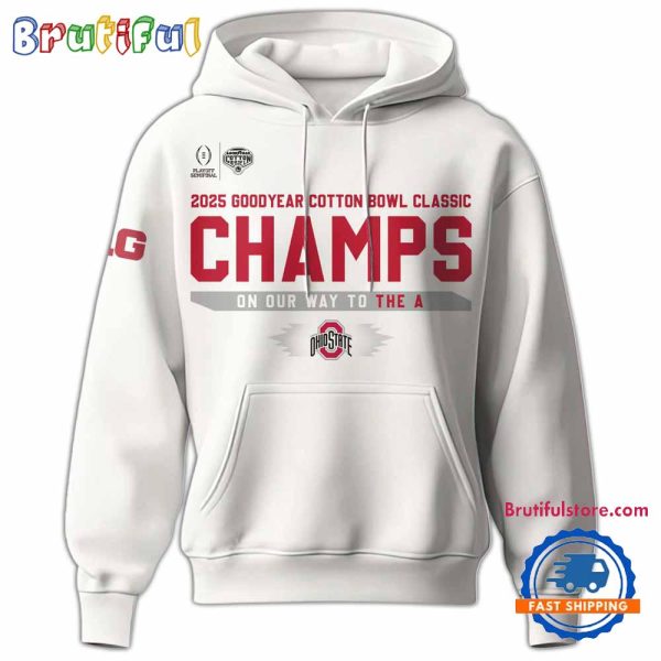 Ohio State Football Cotton Bowl Champions 2025 New Hoodie