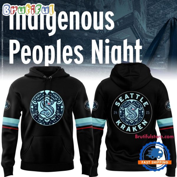 Seattle Kraken Indigenous Peoples Night Black Hoodie