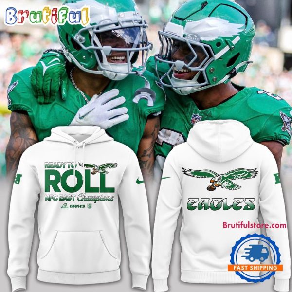 Philadelphia Eagles 2024 NFC East Division Champions Special Edition White Hoodie