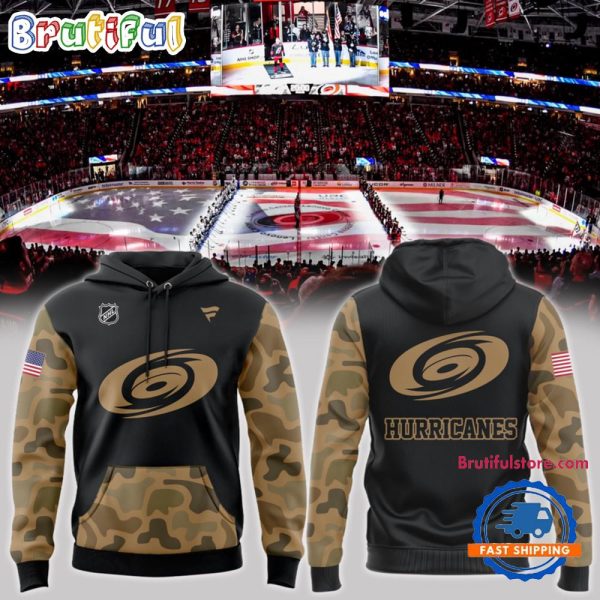 Carolina Hurricanes Special Edition Veterans Day Hoodie