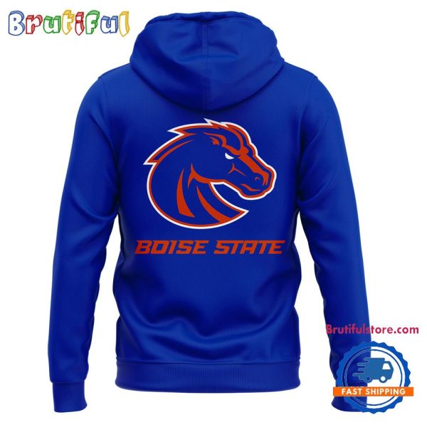 Boise State Broncos 2024 College Football Playoff Navy Hoodie - Image 2